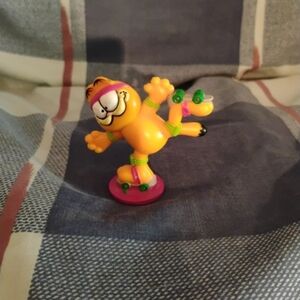 Garfield Roller Skating Figure - Orange and Pink